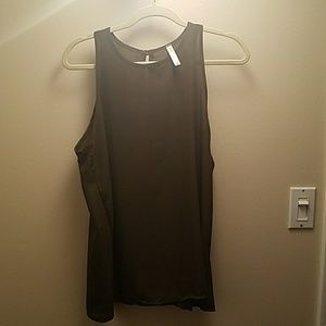 Green tank top